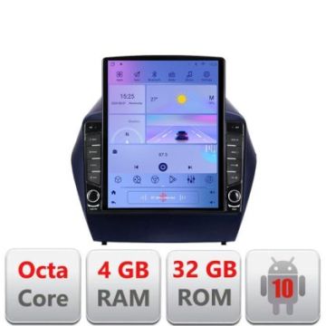 Navigatie Hyundai IX35 G-361 ecran tip TESLA 9.7" cu Android Radio Bluetooth Internet GPS WIFI 4+32GB DSP 4G Octa Core