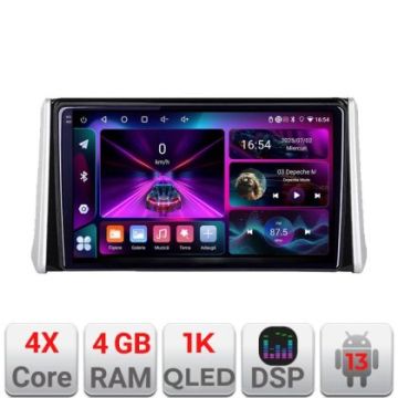 Navigatie Toyota RAV4 2018  4+64 InCell Display 1K Android Waze USB Navigatie Internet Youtube Radio