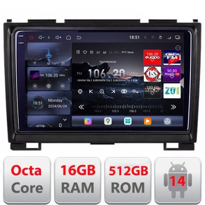 Navigatie Hummer H2 intre anii 2008-2009 Android radio gps internet 8 core QLED 2K 16+512GB 360 Edotec V1