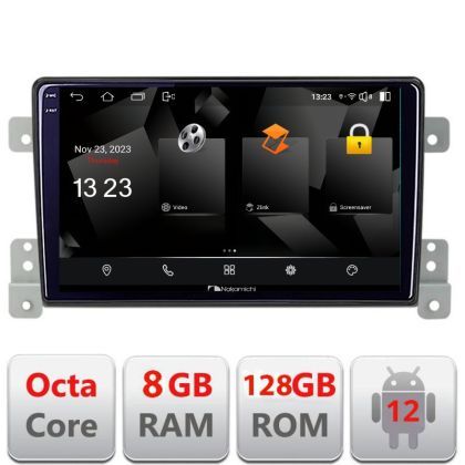 Navigatie Suzuki Grand Vitara Old 5960Pro-053 Android Octa Core Qualcomm 2K Qled 8+128 DTS DSP 360 4G Optical