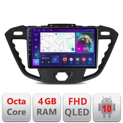 Navigatie Ford Transit B-845 Android Ecran QLED octa core 4+64 carplay android auto KIT-845+EDT-E309V3