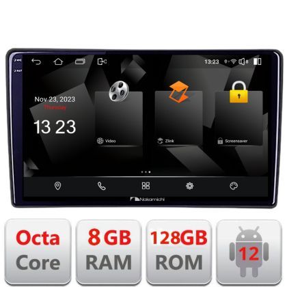 Navigatie Toyota Android radio gps internet 8+128 carplay android auto