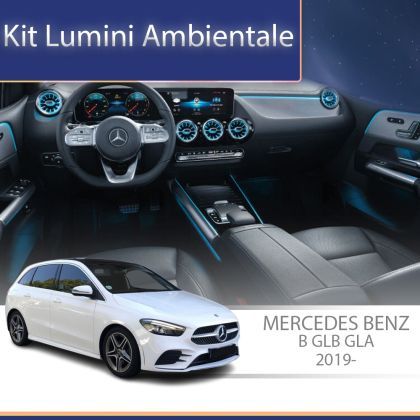 Lumini Ambientale NIGHTVIBE Mercedes  set complet control telefon sau sistem original