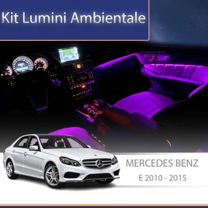 Lumini Ambientale NIGHTVIBE Mercedes E212 E Class full trimuri set complet control telefon sau sistem original