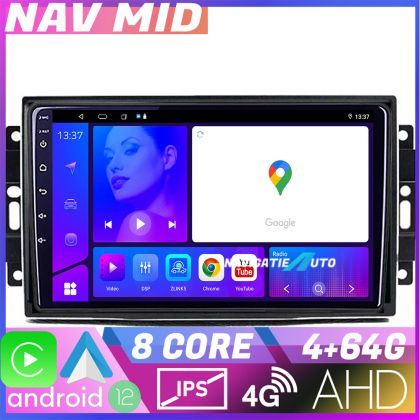 Navigatie Chrysler Jeep Octa Core EDOTEC-LITE Android Ecran 720P Octa Core 4+32 Carplay  Android auto v1