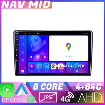 Navigatie Citroen C3 2022- Octa Core EDOTEC-LITE Android Ecran 720P Octa Core 4+32 Carplay  Android auto