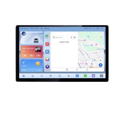 Navigatie dedicata Chrysler Jeep N-202 Edonav ecran 13" 1K 4+64 Android Waze USB Navigatie 4G 360 Toslink Youtube Radio KIT-202 V3