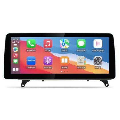 Navigatie BMW X5 X6 E70 E71 2009-2012  cu ecran  10.25 inch CIC Carplay Android Auto intrare camera spate