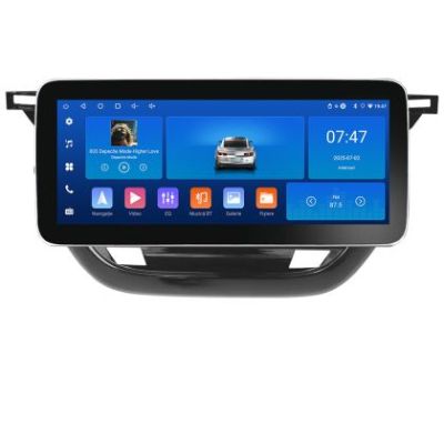 Navigatie Opel Corsa F 2019- Edotec 4+64 12.3 inch Incell 1K android Wifi 5Ghz gps internet  KIT-corsa-f