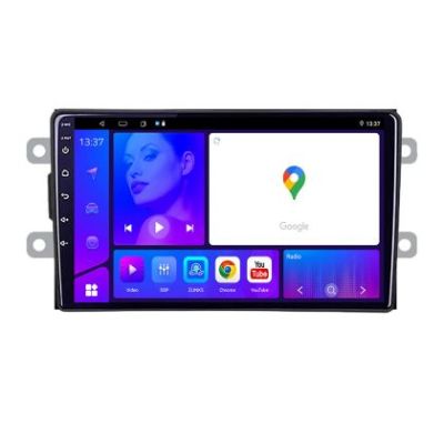 Navigatie Dacia dupa 2012 KIT Dacia EDOTEC-LITE Android Ecran 720P Octa Core 4 64 Carplay