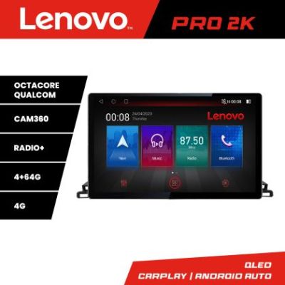Navigatie Toyota Highlander 2013-2018 Lenovo PRO 4+64 13 inch 2K android 4G DSP gps internet  KIT-highlander13
