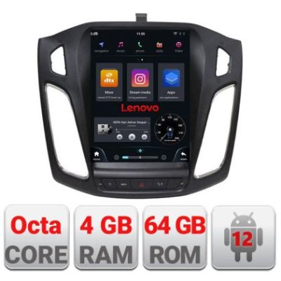 Navigatie Ford Focus 3 tip tesla radio gps internet Qualcomm 8X 8+128 360 4G carplay android auto  kit-tesla-150+ULTRA-9.7-8+128