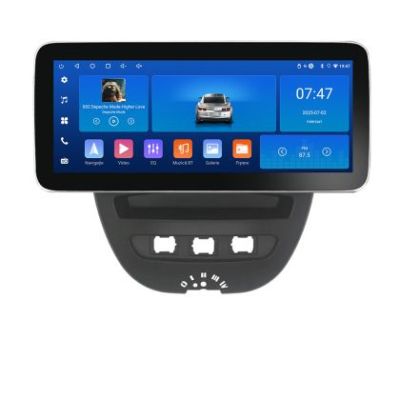 Navigatie Citroen C1 Peugeot 107 Toyota Aygo 2005-2014 Edotec 4+64 12.3 inch Incell 1K android Wifi 5Ghz gps internet  KIT-C1 v1