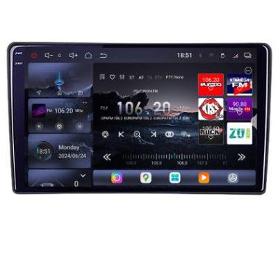 Navigatie Renault Traffic Opel Vivaro Nissan Primastar Qled 2K Octa Core 16+512GB LTE 4G DSP Wifi 5Ghz android auto carplay radio gps internet kit-traffic2+EDT-E809-2K