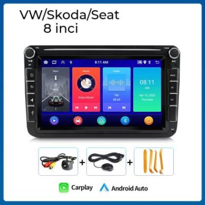 Navigație Volkswagen Jetta Golf Plus Passat CC, 8 inci 2003  - 2017