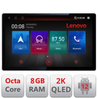 Navigatie Peugeot Bipper, Citroen Nemo, Fiat Qubo 2008-2017, Ecran 2K QLED 13",Octacore,8Gb RAM,128Gb Hdd,4G,360,DSP,Carplay,Bluetooth EDT-E513-PRO v1