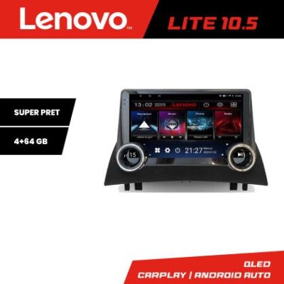 Navigatie Renault Megane 2 Kit-098 Lenovo  8 core 4+64 10.5 inch Incell 1K android Wifi 5Ghz gps internet