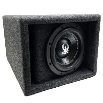 Subwoofer pasiv cu incinta, Phoenix Gold, 500 w rms, 1500 w max, difuzor 8", bass reflex