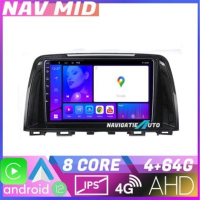 Navigatie Mazda 6 2013 2017 KIT 223 EDOTEC-LITE Android Ecran 720P Octa Core 4 64 Carplay