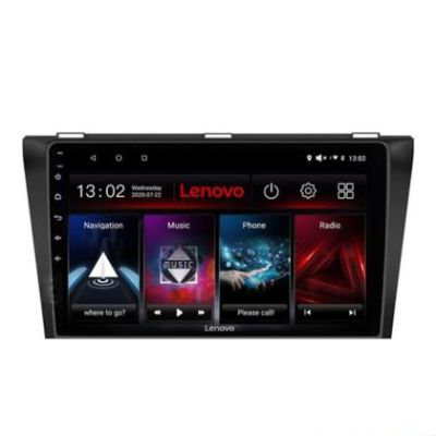 Navigatie Mazda 3 2004-2009 Lenovo Kit-161 8 core 6+128 GB Android Waze USB Navigatie Internet Youtube Radio