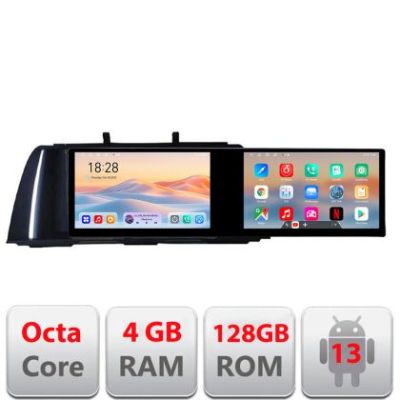 Navigatie Seria 5 F10 2010-2012 CIC Edotec 8 core 4+128 10.5 inch Incell 1K android Wifi 5Ghz gps internet