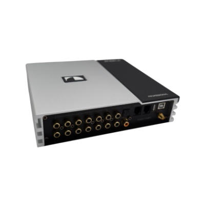 Amplificator cu DSP Nakamichi FDSK730A 920 watts max , 12 canale, 10 amplificate fibră optică, usb, coaxial, Hi-Res, BT,