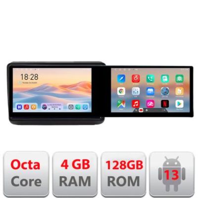 Navigatie Jeep Grand Cherokee 2014-2019 Kit-JGG Edotec 2 ecrane  8 core 4+128 21.6 inch Incell android Wifi 5Ghz gps internet