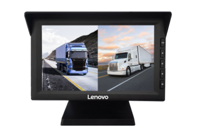 Monitor auto cu 2 camere DVR camion heavy duty Lenovo LM 7" 1080p fata si 1080 spate