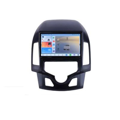 Navigatie Hyundai I30 2009-2012 clima automata C-i30automatic Android 8 Core 2.2 Ghz 8+128 Qled 1K ADAS 4G LTE GPS 360 KIT-i30automatic+EDT-E409V3
