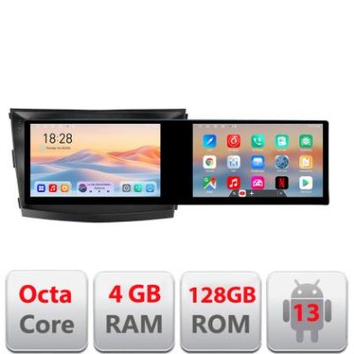 Navigatie  SsangYong Tivoli 2015-2019 Edotec 2 ecrane  8 core 4+128 21.6 inch Incell android Wifi 5Ghz gps internet  Kit-tivoli2015