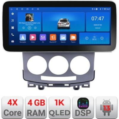 Navigatie Mazda 5 2005-2010 K-MZ22 Edotec 4+64 12.3 inch Incell 1K android Wifi 5Ghz gps internet  Cor