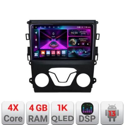 Navigatie Ford Mondeo 2013-2020 A-377  4+64 InCell Display 1K Android Waze USB Navigatie Internet Youtube Radio
