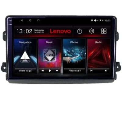Navigatie Fiat Ducato 2021- Lenovo Qled 2K Octa Core 4+64 360 DSP carplay android auto radio gps internet KIT-ducato2024+PRO-2K-9-4+64