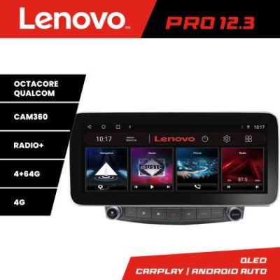 Navigatie Lexus IS 2005-2011 K- IS Lenovo PRO 4+64 12.3 inch qled android 4G DSP gps internet  C