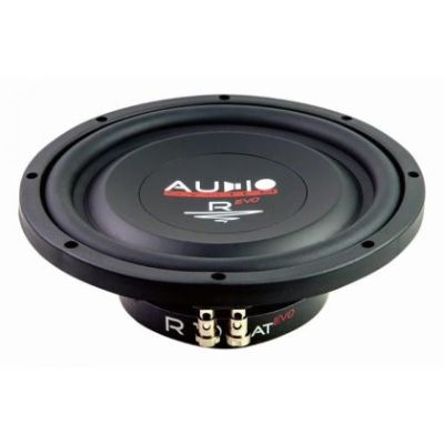 Subwoofer pasiv cu incinta 15L Audio System SUBFRAME R08 FLAT EVO, 175 watts, 4 ohm, 200 mm, 8", roata de rezerva