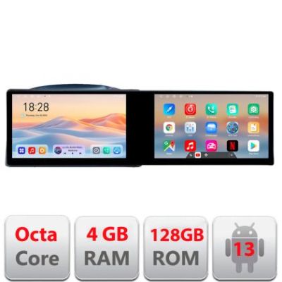 Navigatie Jeep Grand Cherokee 2004-2007 Edotec 2 ecrane  8 core 4+128 21.6 inch Incell android Wifi 5Ghz gps internet  Kit-cherokee-2007