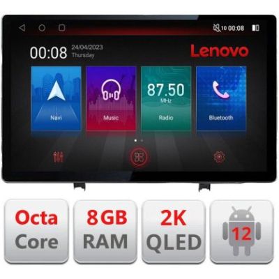 Navigatie dedicataRenault Clio 3 2005-2013 N-Clio3 ecran 13" 2K 8+128 Android Waze USB Navigatie 4G 360 Toslink Youtube