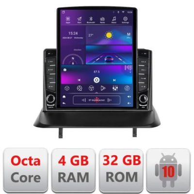 Navigatie Peugeot 3008 5008 dedicata Ouad core 4+32 ecran vertical 9.7" DSP 360 FHD AHD Android radio gps internet  kit-3008+EDT-E709