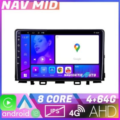 Navigatie Kia Stonic 2016 2020 EDOTEC-LITE Android Ecran 720P Octa Core 4 64 Carplay