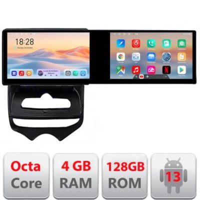 Navigatie Hyundai IX20 2010-2019 Edotec 2 ecrane  8 core 4+128 21.6 inch Incell android Wifi 5Ghz gps internet  kit-ix20-manual