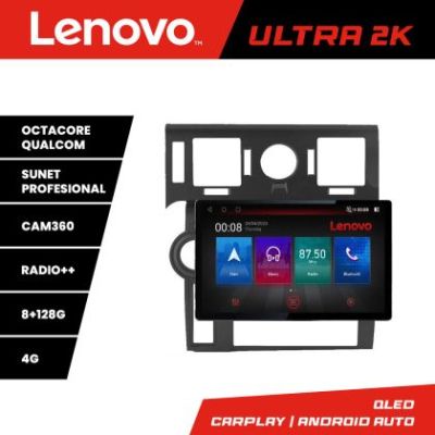 Navigatie Hummer H2 2008-2010 ecran 13" 2K 8+128 Android Waze USB Navigatie 4G 360 Toslink Youtube Radio kit-hu