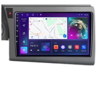Navigatie Audi A6 C6 2004-2010 dedicata Android QLED octa core 4+64 4G DSP FHD carplay android auto radio gps internet Android kit-a6-c6+EDT-E309v3