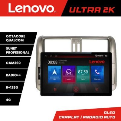 Navigatie Toyota Prado 2010-2013 N-347 ecran 13" 2K 8+128 Android Waze USB Navigatie 4G 360 Toslink Youtube Rad