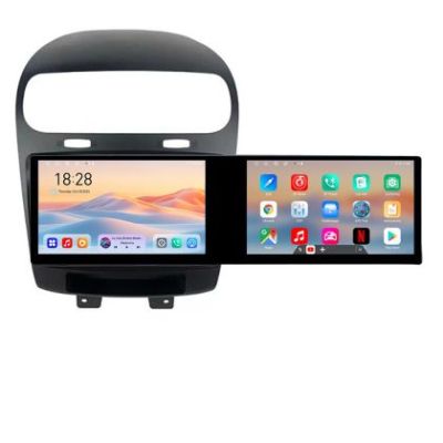 Navigatie Fiat Freemont Dodge Journey 2012-2019 Edotec 2 ecrane  8 core 4+128 21.6 inch Incell android Wifi 5Ghz gps internet 32