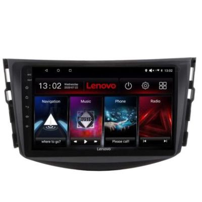 Navigatie Toyota RAV4 Lenovo Kit-018 4+64 GB Android Waze USB Navigatie Internet Youtube Radio
