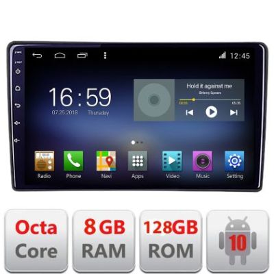 Navigatie Renault Trafic 2008-2012 Octa Core cu Android Radio Bluetooth Internet GPS WIFI DSP 8+128GB 4G