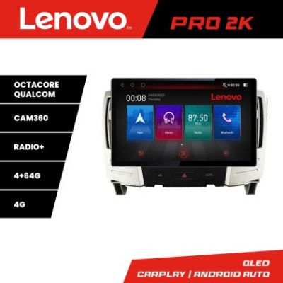 Navigatie Lexus RX300 2003-2008 Lenovo PRO 4+64 13 inch 2K android 4G DSP gps internet  Kit-RX300