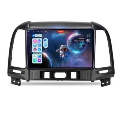 Navigatie Hyundai Santa Fe Lenovo Kit-008 8 core QLED 2K 12+256 360 Android Waze USB Navigatie Internet Youtube Radio
