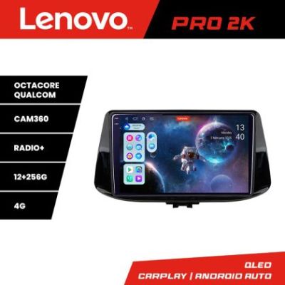 Navigatie Hyundai I30 2017- Lenovo Kit-1041 8 core QLED 2K 12+256 360 Android Waze USB Navigatie Internet Youtube Radio