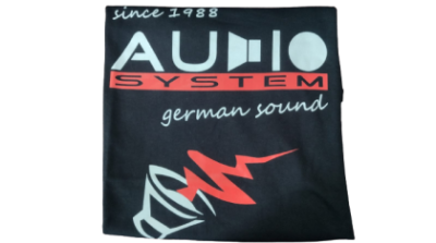 Tricou cu sigla AUDIO SYSTEM pe piept W-TSHIRT-M